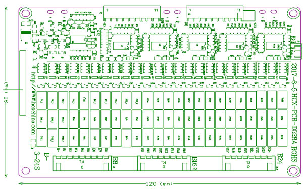 PCB尺寸圖